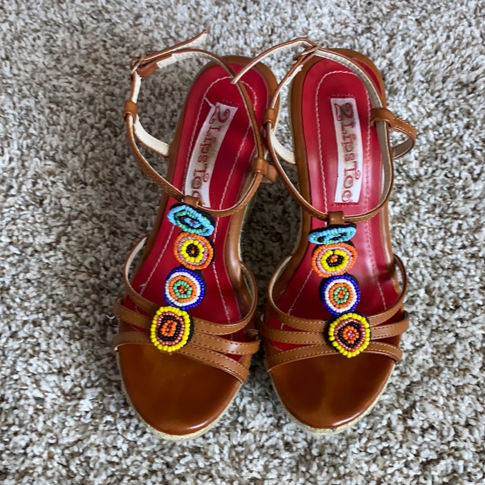 Colorful Summer Wedges.